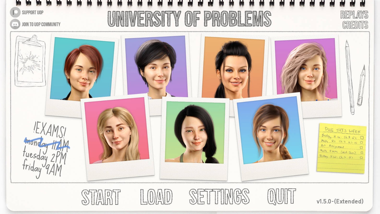 [更新]【欧美SLG/动态】问题大学 学院情缘 University of Problems v1.5.5 Extended 汉化中文【PC+安卓-13GB】